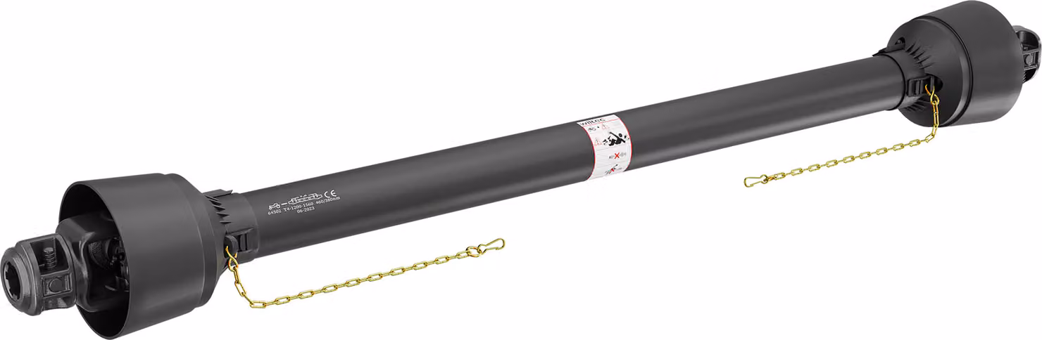 Albero cardanico T4 1200-1320mm 460Nm 540rpm, albero cardanico, 40kW (55hp), 2x 1 3/8" 6 denti
