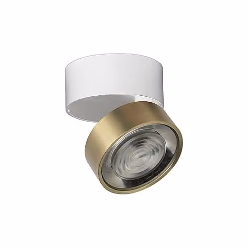 Lampada da soffitto Hole LED 7W 3000K CRI90 38° IP20 Oro - Gruppo Rossini | Illuminazione da parete o da soffitto orientabile design