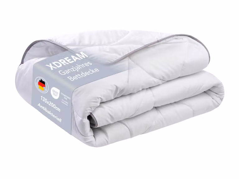 Trapunta in microfibra anallergica | 135x200 cm | Finitura SilverPlus® per un clima di riposo igienico | Piumino XDREAM