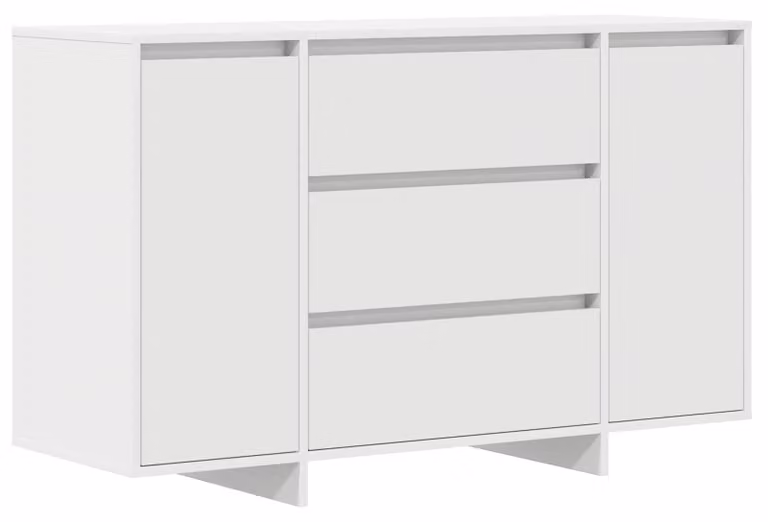 Credenza con cassetto Bianco 120 x 41 x 75 cm Legno multistrato