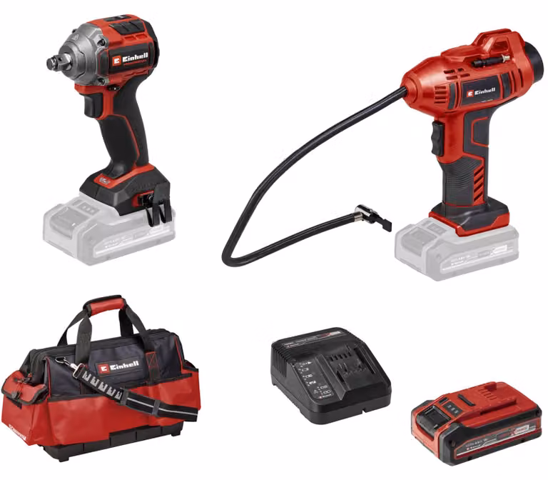 Set di utensili EINHELL Professional TP-CW 18/260 + CE-CC 18 Kit
