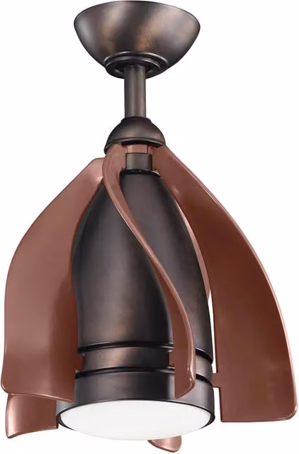Ventilatore plafoniera LED 10W 38cm bronzo Terna Kichler