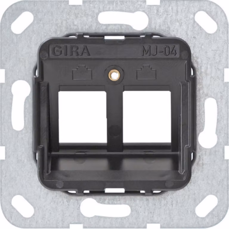 Gira Modular Jack 4 Anello di supporto da incasso a 2 canali 560400