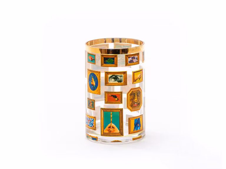 Toiletpaper Vaso in Vetro Cilindrico - Piccolo