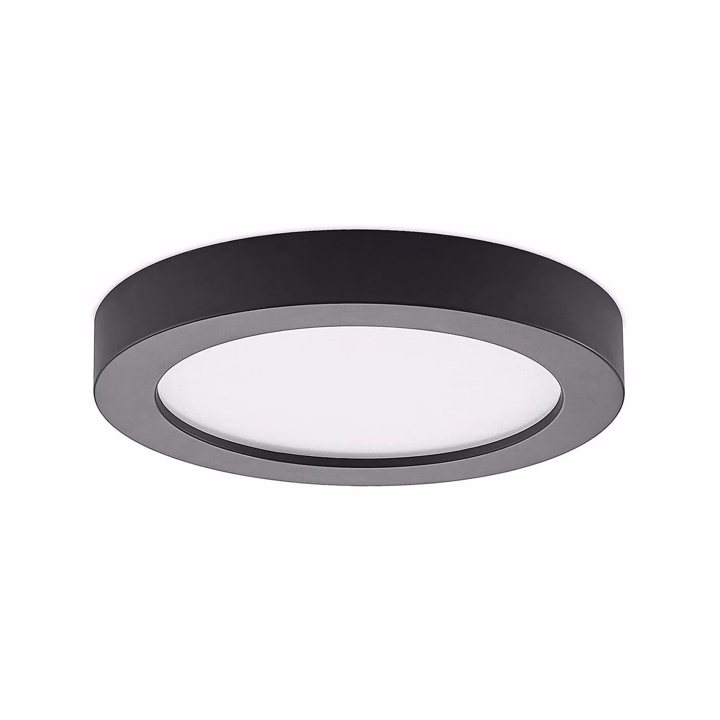 Prios LED plafoniera Edwina, nero, 25 cm, CCT, IP44