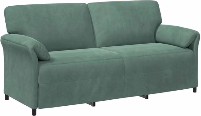 Divano | Divano da soggiorno | Sofa 3-Persone Verde Mare 198 x 83 x 95 cm Velluto