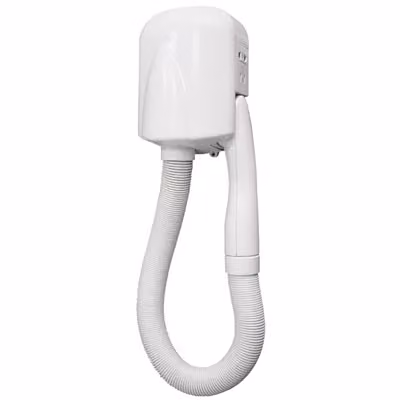 Asciugacapelli con tubo antistrappo