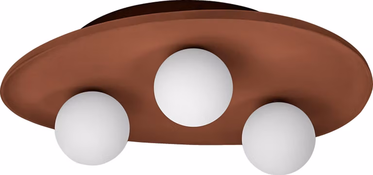 OSRAM Decor Clay Nest, plafoniera, 3xG9, non dimmerabile, IP20, argilla, marrone