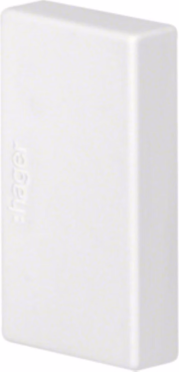 Terminale Hager per LF/LFF 20x33 mm bianco traffico