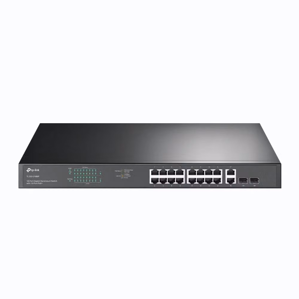 Switch di rete non gestito TP-Link TL-SG1218MP Gigabit Ethernet con supporto PoE, nero – 2