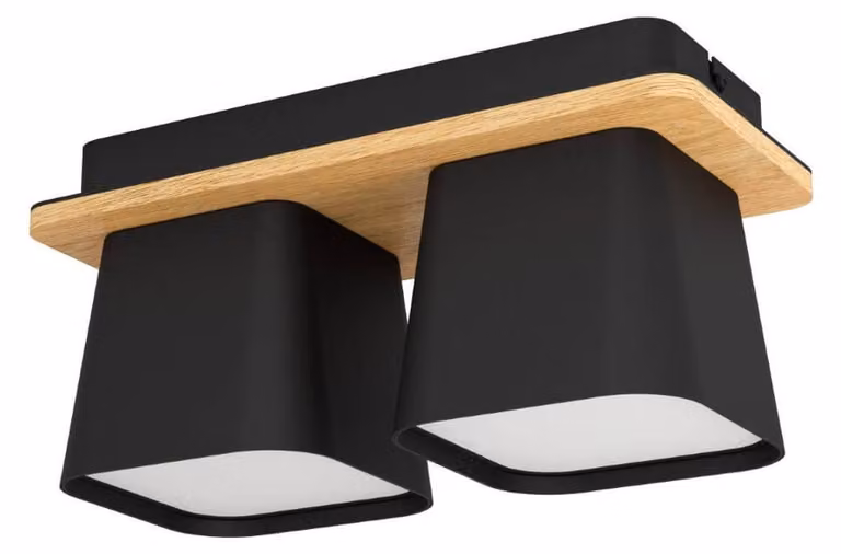 Lampada a soffitto Ruscio, due luci
