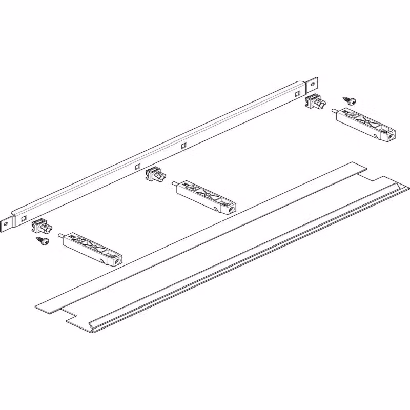 ABN Separatore in PVC orizzontale FB2 per alloggiamenti con profondità di 160 mm GTWM2