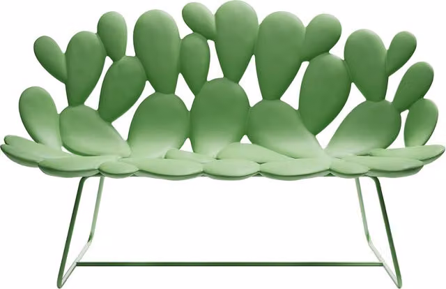 Sofà Qeeboo Filicudi Verde per Giardino e Terrazza