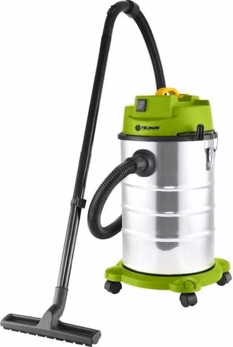 Aspirapolvere multifunzione per liquidi e solidi Fieldmann FDU 2003-E, 1400 W, serbatoio in acciaio inossidabile da 40 litri, tubo flessibile da 2,5 m