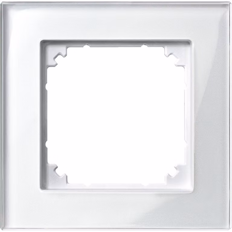 Merten telaio in vetro 1f.bril/ws 489119