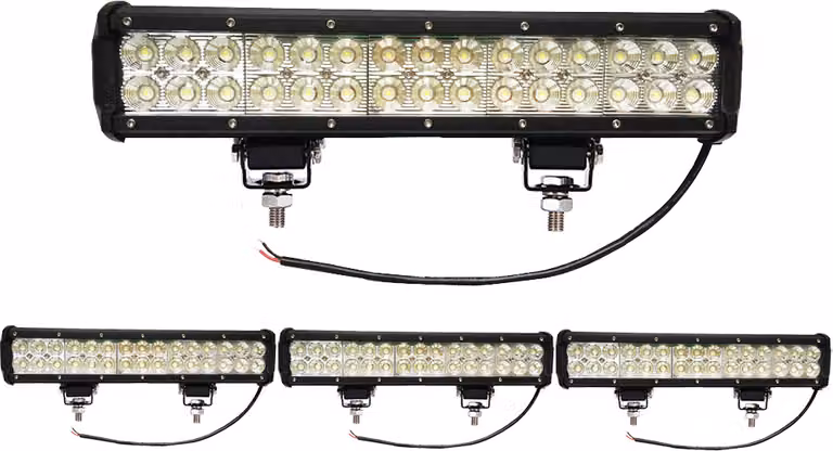 4 pezzi barra luminosa a LED per auto da 90 W, Greenmigo fari supplementari fuoristrada barra luminosa a LED impermeabile IP67 fari per fuoristrada trattori SUV UTV ATV