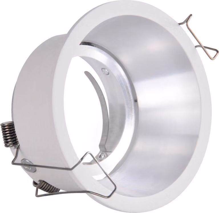 Plafoniera da incasso orientabile bianco-argento KOLDING 315465 Polux