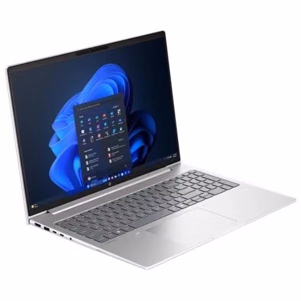 Laptop HP 16 pollici Intel, 16 GB RAM, 512 GB SSD, Windows 11, Argento
