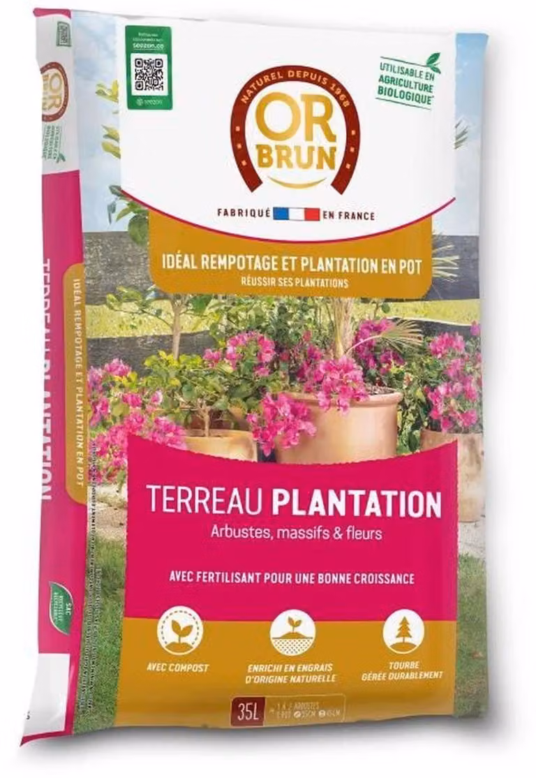 Terriccio per vasi OR BRUN OBRTPLAN35N 35 L