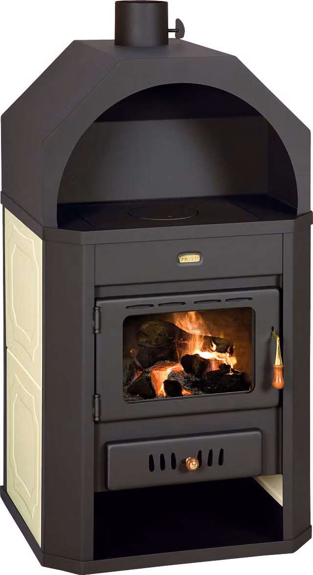 Termocamino PRITY W17 con scambiatore di calore