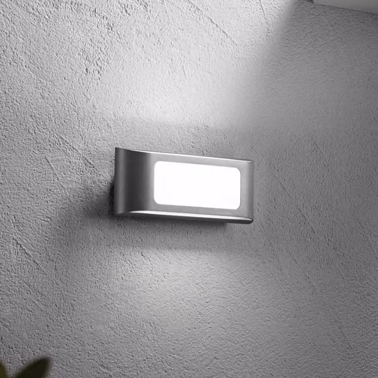 INTEC Applique da esterni a LED Desert, Nero, Alluminio, Moderno, Applique LED da esterni