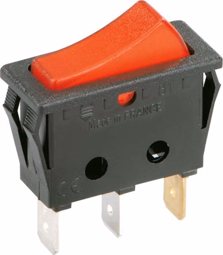 Bachmann EB interruttore a bilico sw/rt, 16(8)A250V 1p. 924.112