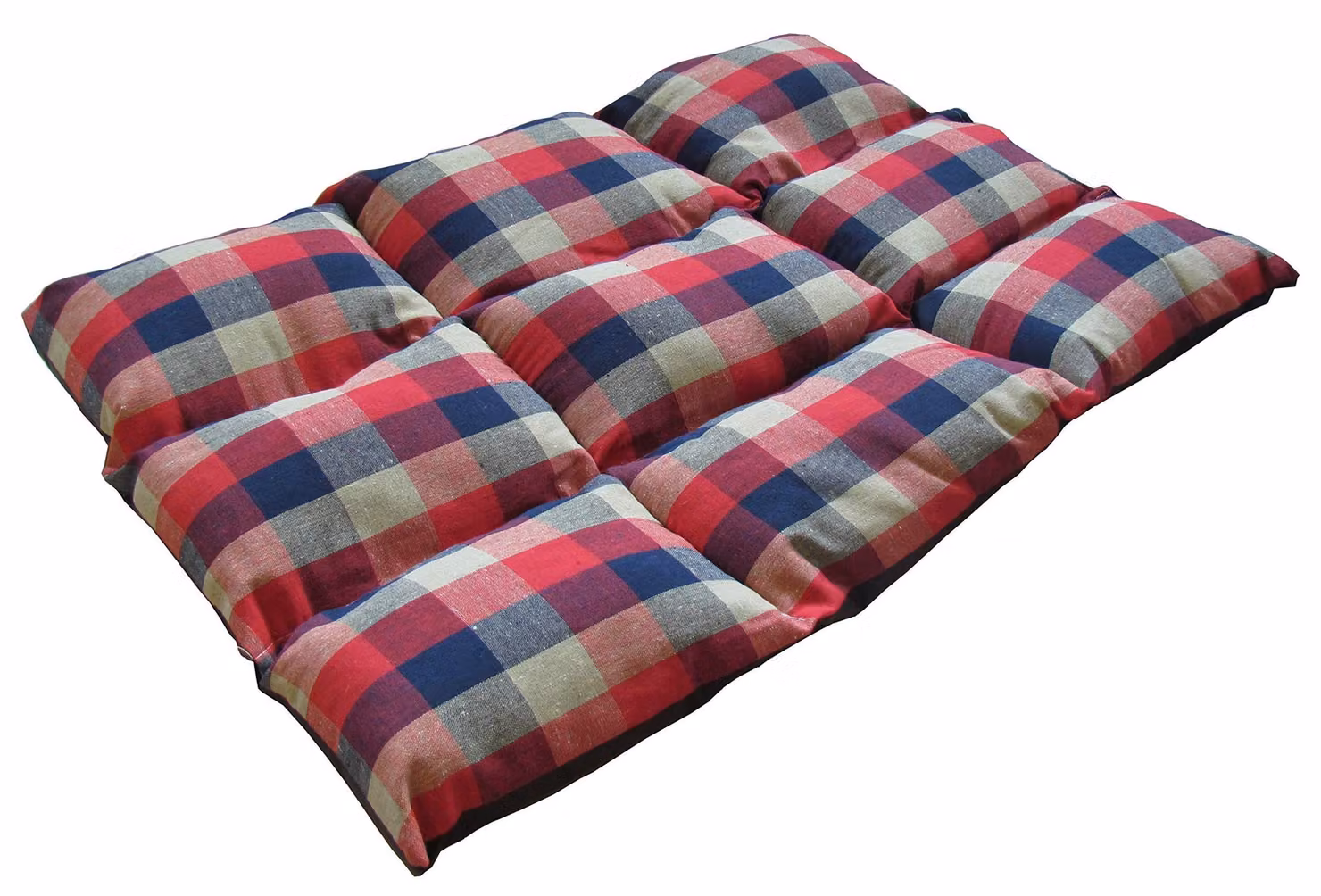 Cuccia per cani con fondo antiscivolo, dimensioni 88x64x7 cm, colore rosso