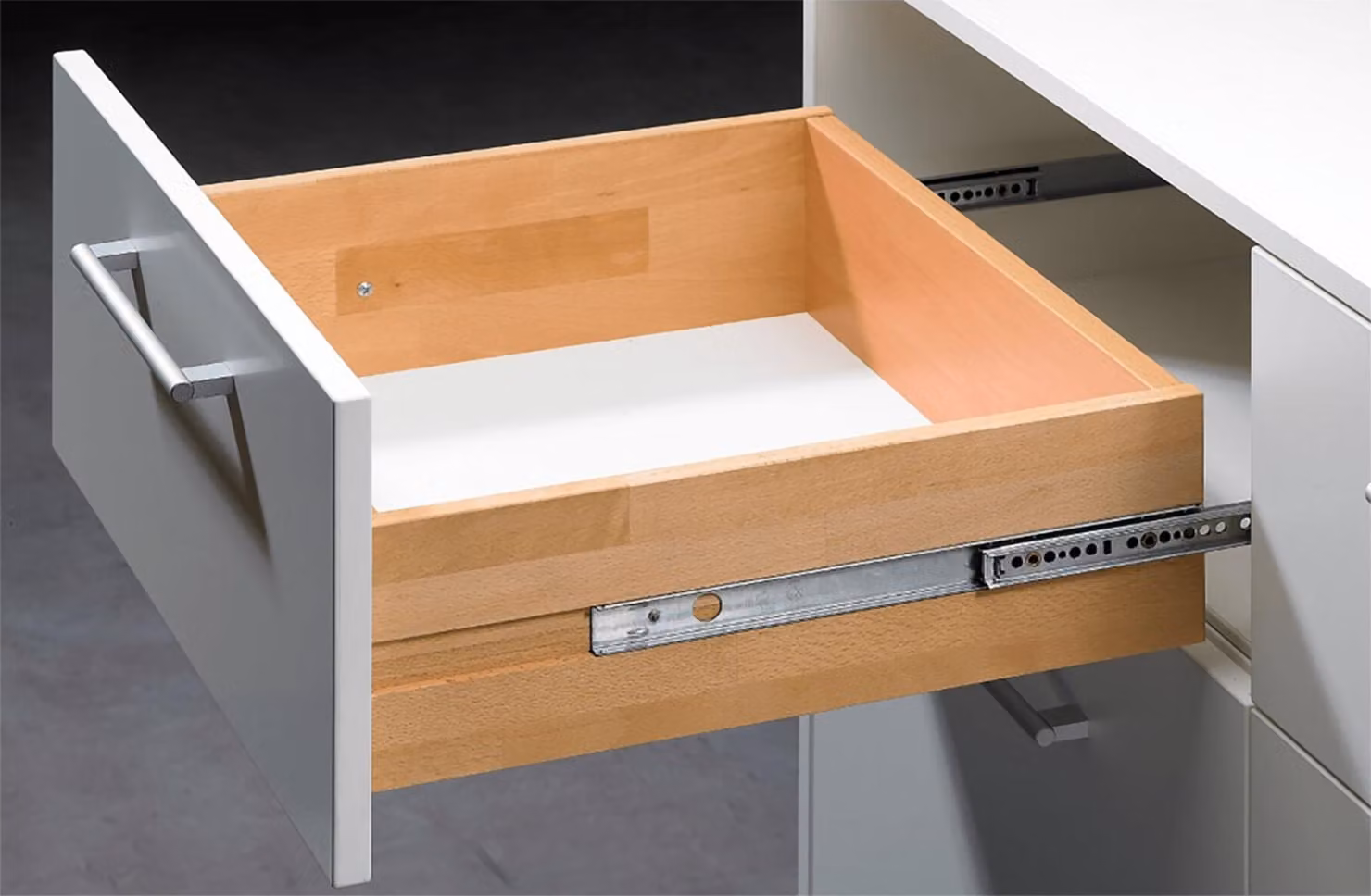 Guida a estrazione multipla Hettich KA 290 STA zincata L.250mm 20kg - 26561