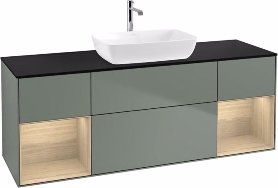 Mobiletto V&B Finion 160cm, Pl bla m, Reg Oa ven, Oli. m Lac