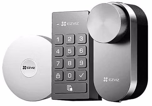 Kit Serratura Smart Lock Ezviz DL01 Pro con Tastierino A3 in metallo, colore Grigio – 1