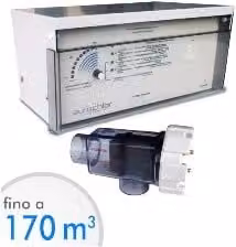Sistema di elettrolisi del sale Autochlor RP PISCINE ITALIA per fino a 170 mc d'acqua, bianco