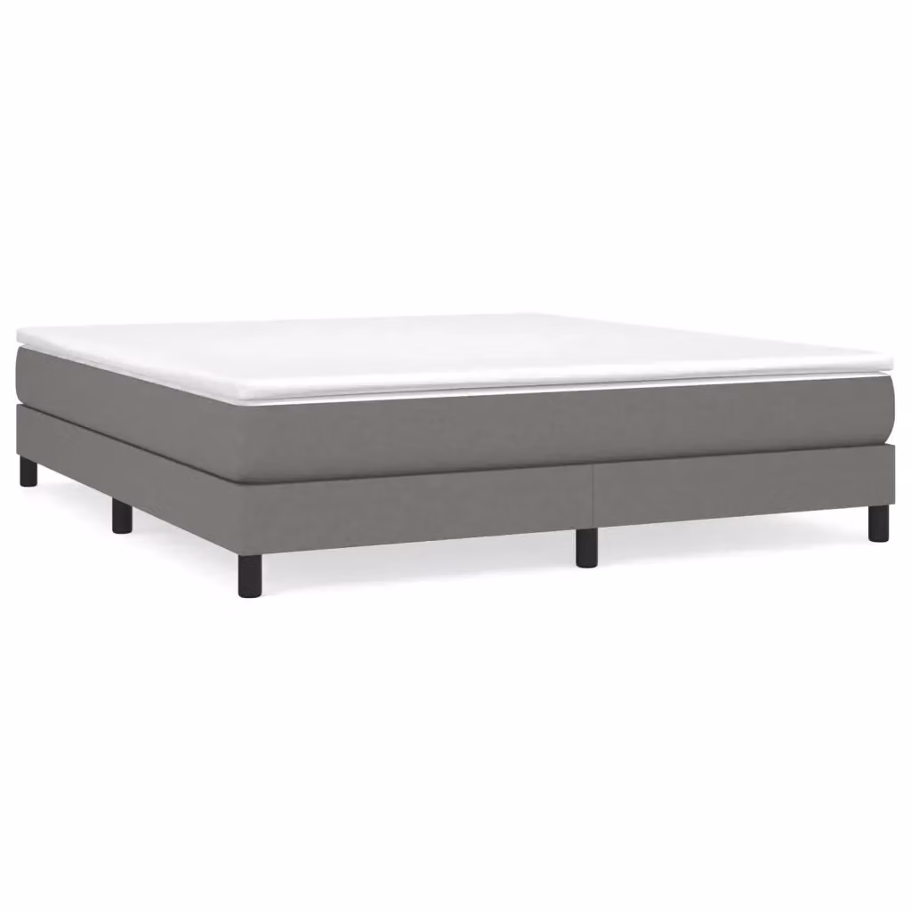 Letto Ibrido con Giroletto a Molle e Materasso vidaXL Grigio e Bianco L: 180 cm, P: 200 cm, H: 25 cm – 2