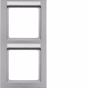 Berker 10526094 RA 2F da incasso M BSF Q3 in alluminio laccato