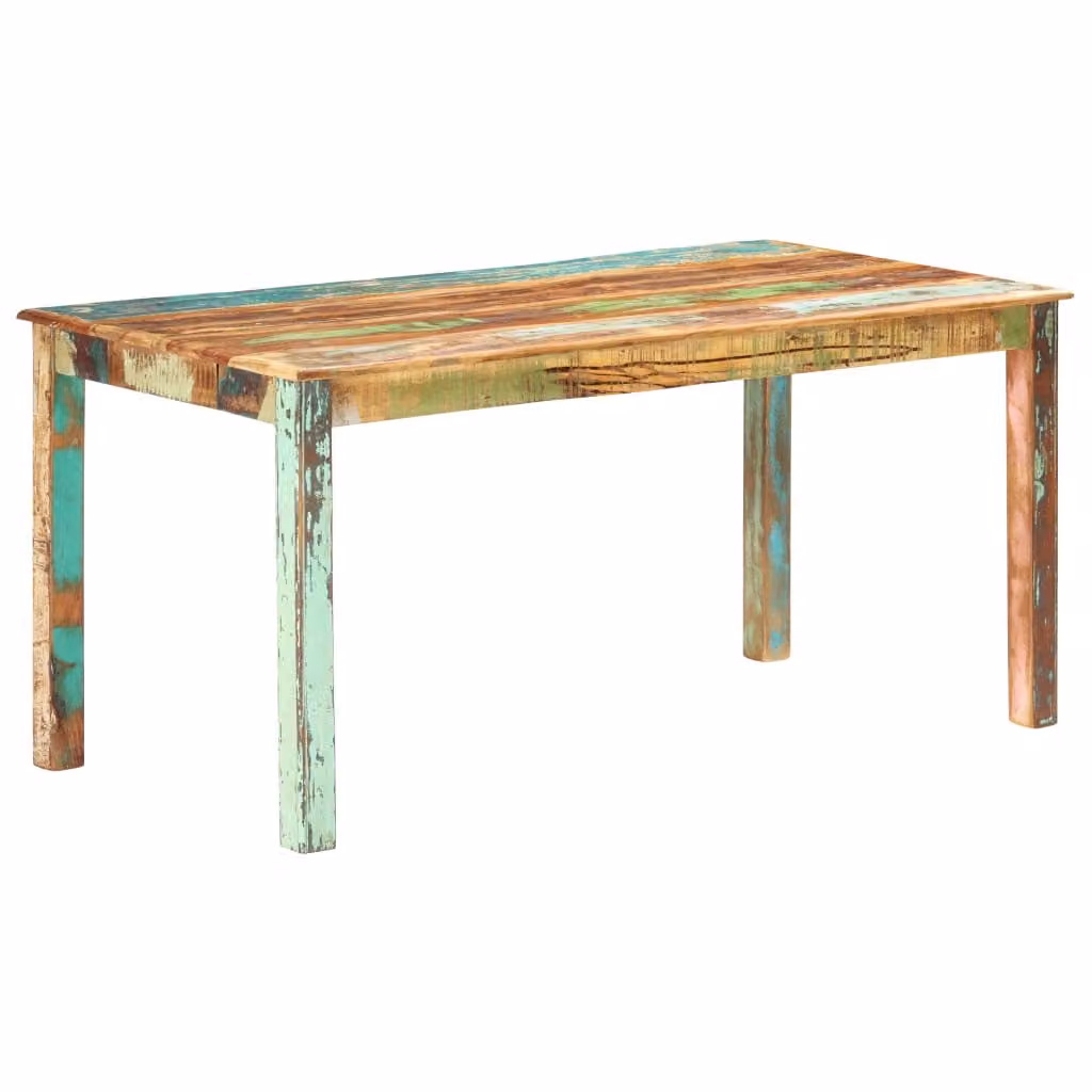 Maison Exclusive - Tavolo da pranzo in legno massello di recupero 160x80x76 cm