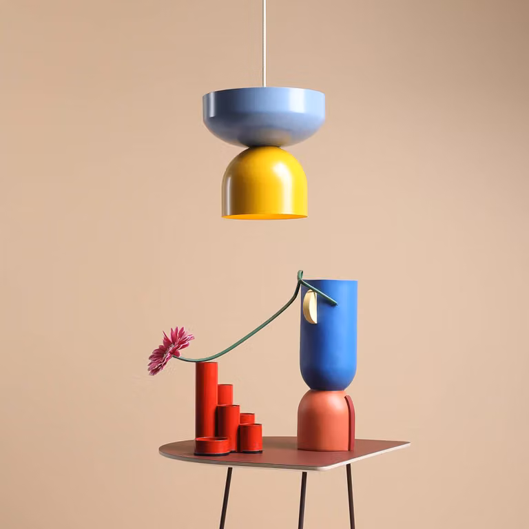 Lampada a sospensione Api ALDEX, dimmerabile, Multicolore, Soggiorno / Sala da pranzo, Metallo, Moderno, Lampada a sospensione