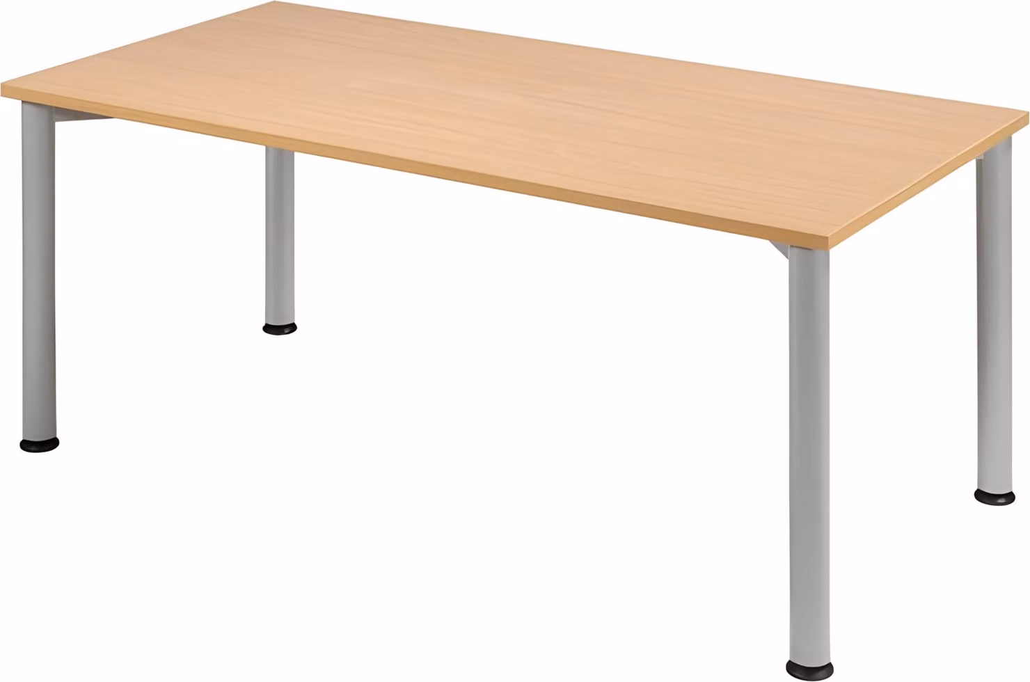 Geramöbel scrivania Stockholm 160 X 80 faggio/argento
