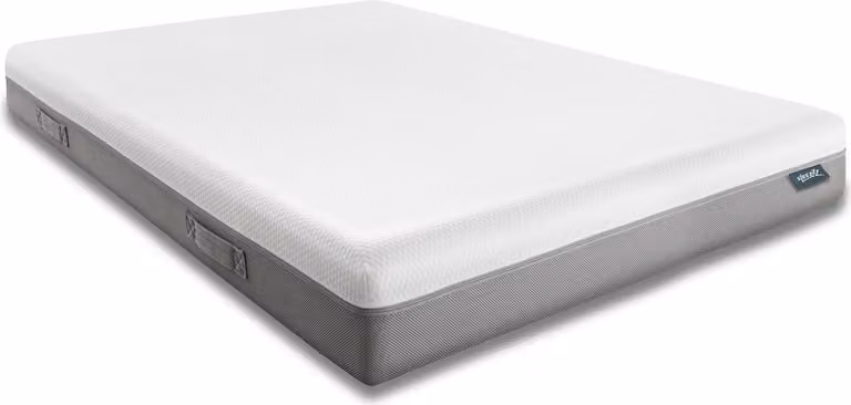 Materasso viscoelastico Sleezzz Premium 140 x 200 cm, altezza 20 cm, livello di rigidità H2/H3, con maniglie reversibili