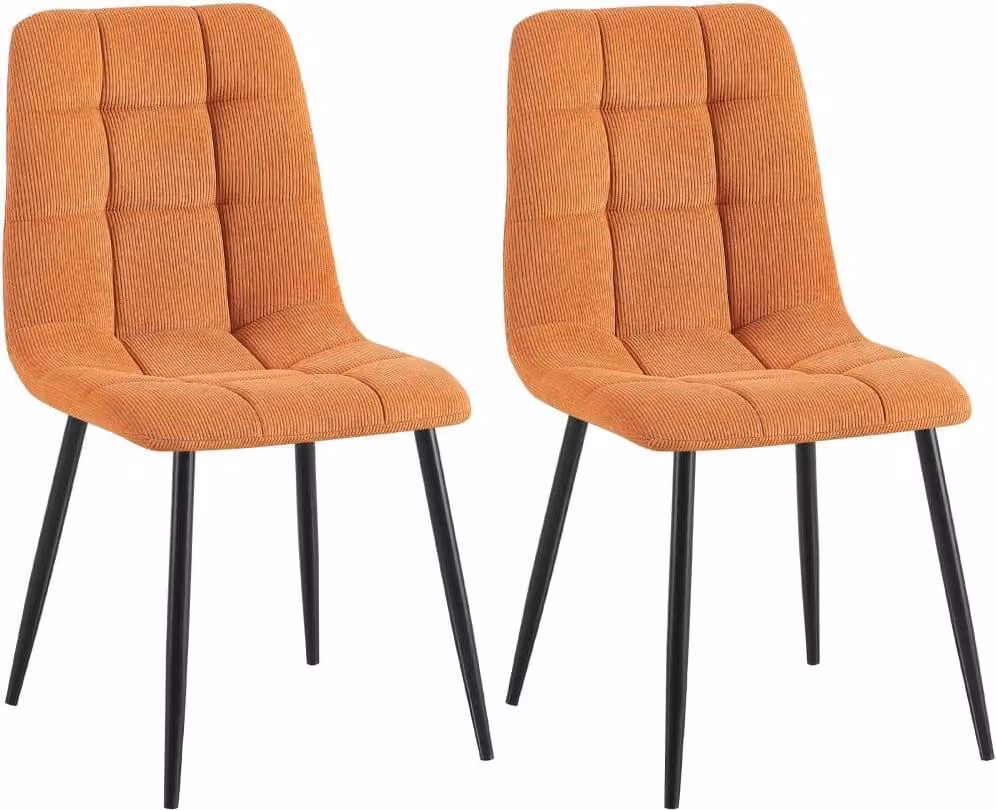 set di 2 sedie da pranzo - sedie da cucina - imbottitura confortevole, design elegante