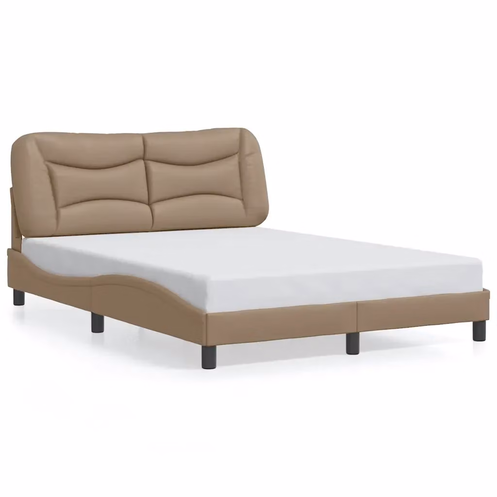 Giroletto senza materasso Hvar vidaXL in similpelle color cappuccino L/P: 120 x 200 cm – 2