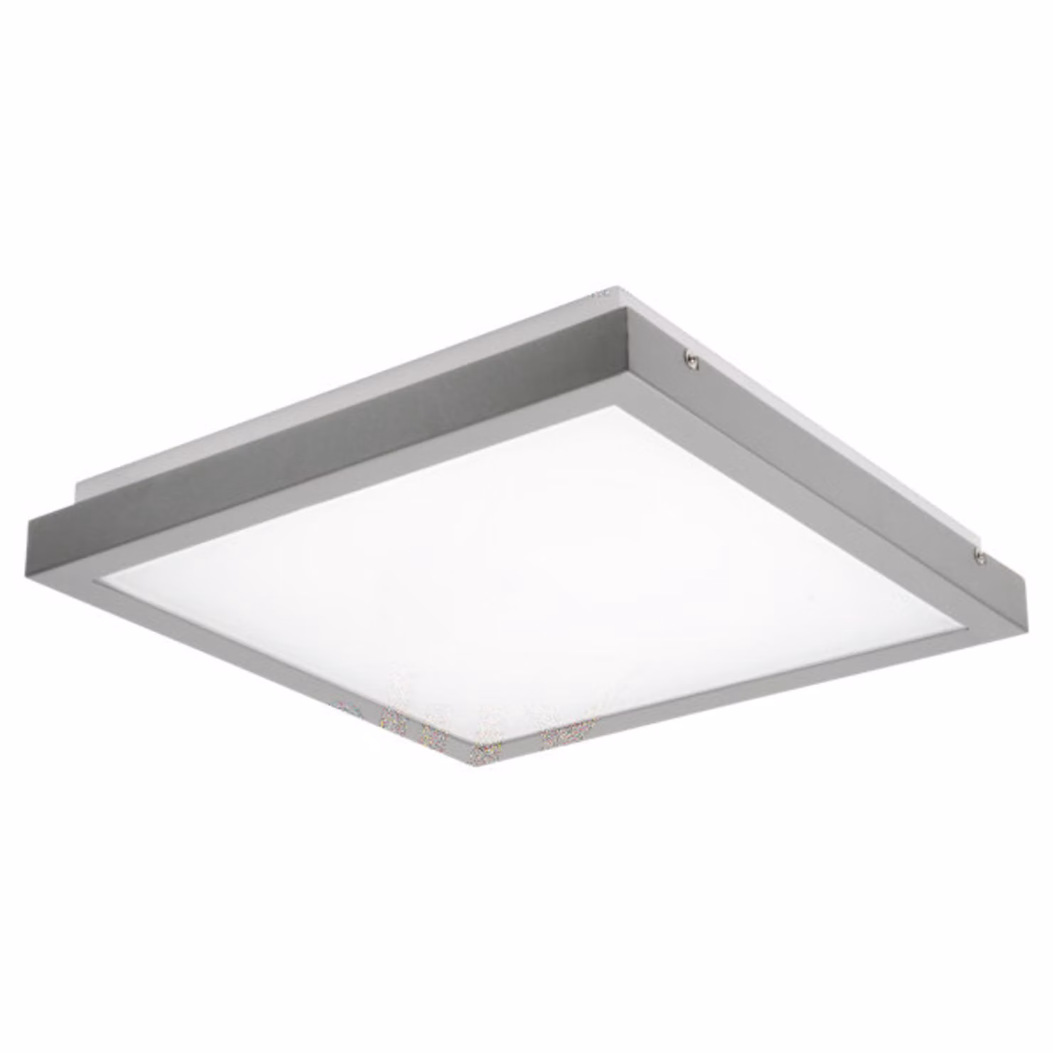 Plafone LED quadrato TYBIA bianco-grigio 38 W, bianco neutro 3500 lm, materiale plastico, dimensioni: 6 x 41 x 41 cm, IP20, Kanlux