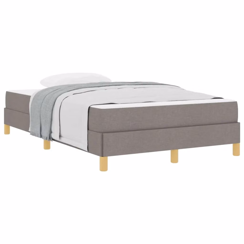 Letto a molle con materasso Talpa vidaXL in tessuto beige o grigio L/P: 120 x 200 cm – 2