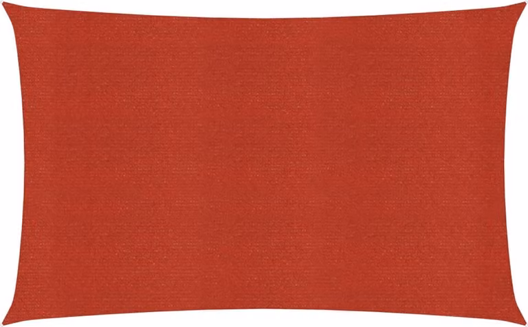 Tenda da sole "Living Store", 160 g/m², colore rosso, dimensioni 4x6 metri, realizzata in HDPE