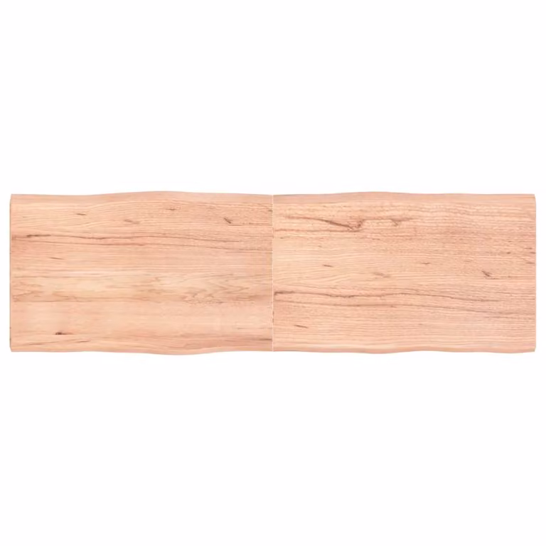 vidaXL Piano Tavolo Marrone Chiaro 160x50x(2-4) cm Rovere Non Trattato