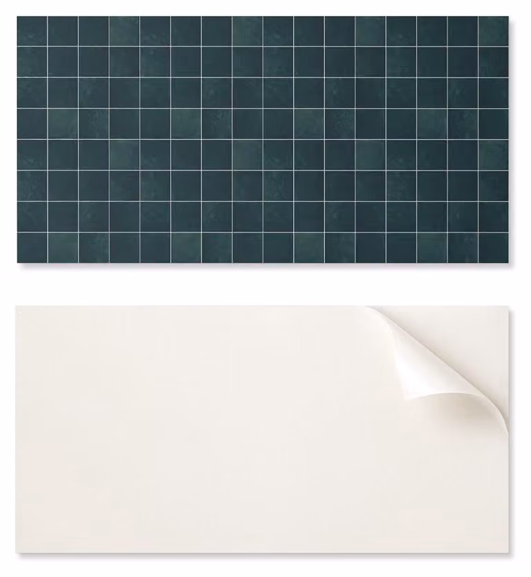 Pannello in vinile autoadesivo, ideale per arredamenti moderni, dimensioni 100 x 50 cm, motivo geometrico a piastrelle