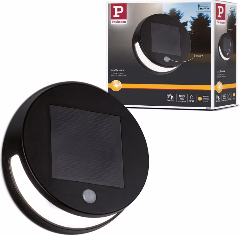 Paulmann Lampada da parete per esterni a LED solare Helena