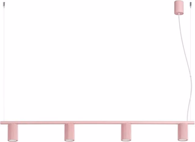 Lampadario KARBON 4 rosa