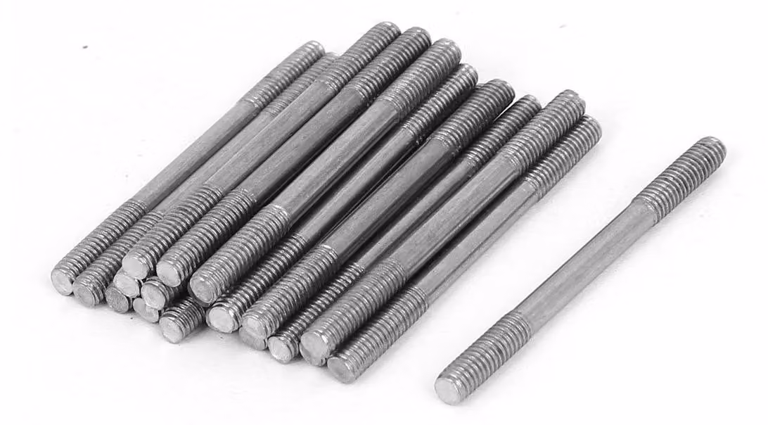 Bullone a doppia filettatura M4x50mm, acciaio inossidabile 304, confezione da 20 pezzi