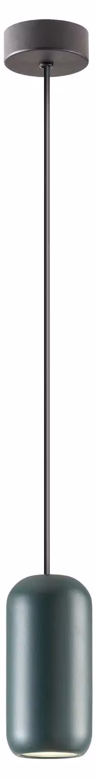 BOOM SU, lampada da incasso 1x10W, attacco GU10, forma circolare, diametro 7,6, lunghezza 150 cm, colore verde