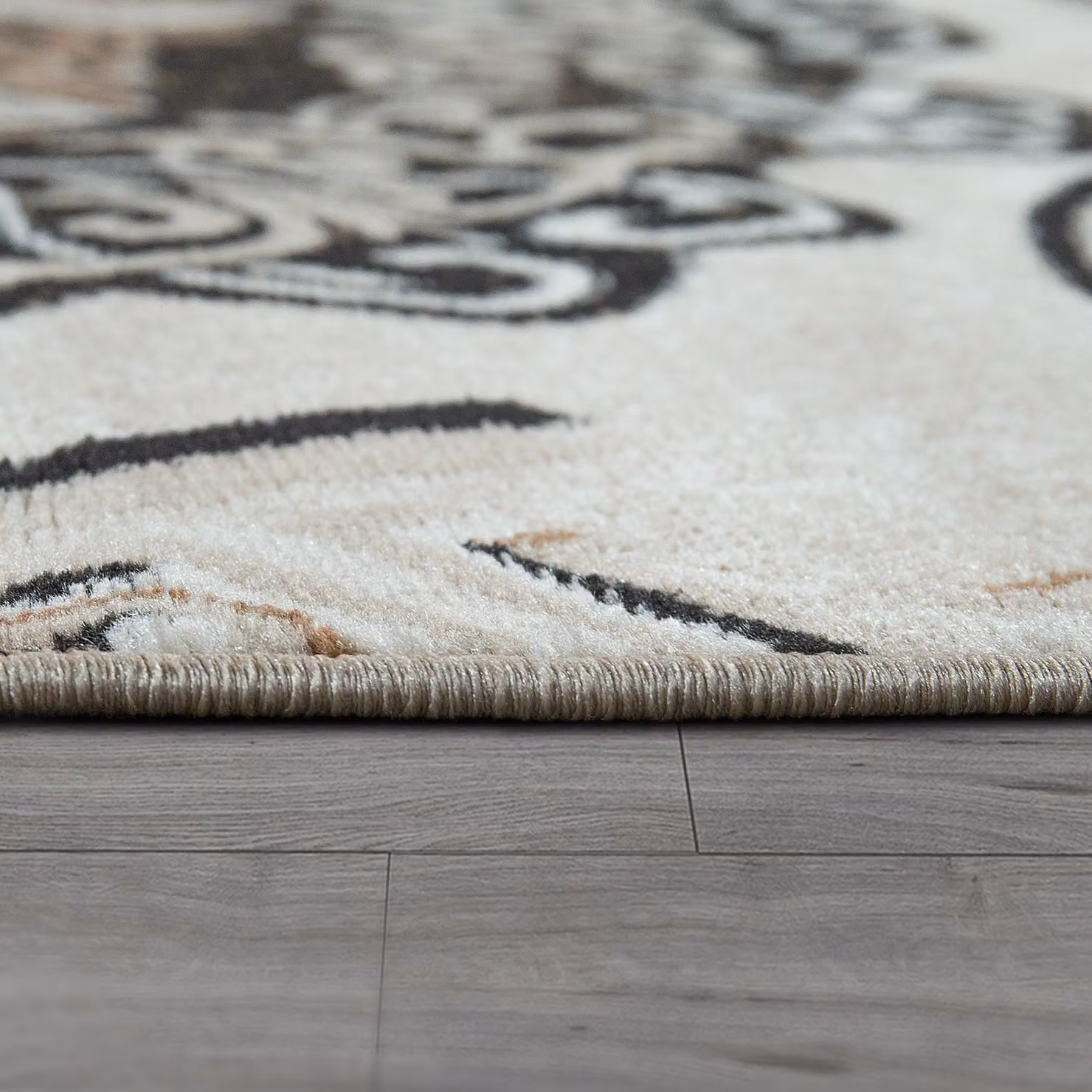 Tappeto Sinay stile orientale marrone e grigio L: 100 cm, P: 60 cm – 2
