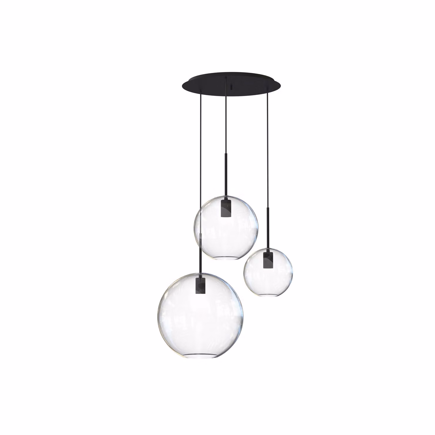Nowodvorski SPHERE lampadario a sospensione 7788 acciaio, nero